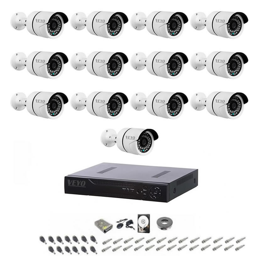 Sistem de supraveghere complet 13 camere 1080p, 2mp, ir 30 m